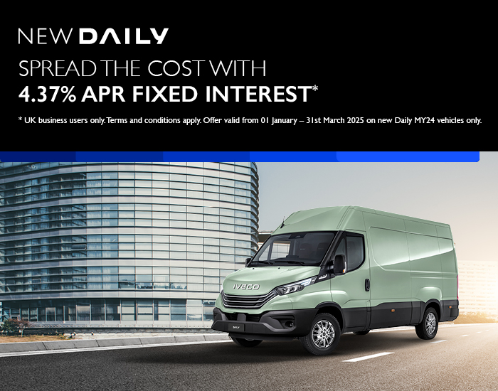 GET BEHIND THE WHEEL OF THE NEW IVECO DAILY – HIRE PURCHASE MADE SIMPLE